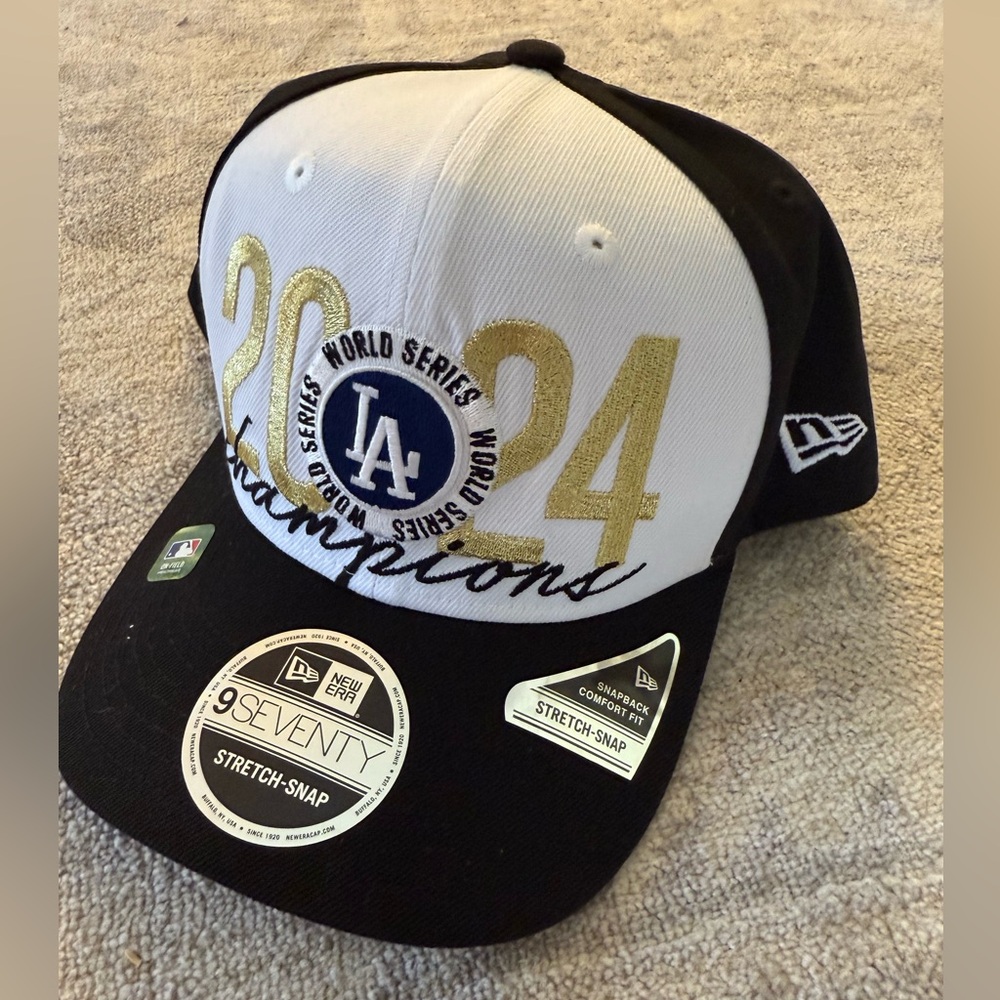 Dodgers World Series On Field SnapBack Hat Cap